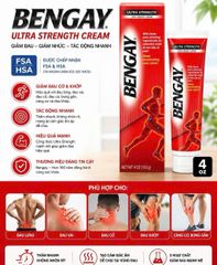 Bengay Ultra Strength Cream 113g – Kem Xoa Giảm Đau Cơ Khớp Của Mỹ
