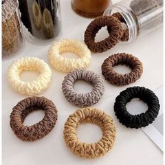 Hộp 6 dây cột tóc trơn (Màu ngẫu nhiên) (TH270)