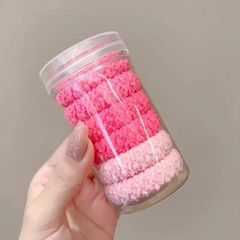 Hộp 6 dây cột tóc trơn (Màu ngẫu nhiên) (TH270)