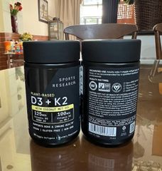 Vitamin D3 + K2 Plant Based Vegan 30Viên - Hỗ Trợ Sức Khỏe Xương Khớp & Miễn Dịch, Không Chứa Gluten & Non-GMO