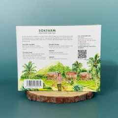 Mật hoa dừa cô đặc organic Sokfarm (hộp 15g x 12 gói) - Coconut flowers nectar - hàng Việt.