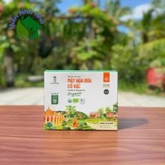 Mật hoa dừa cô đặc organic Sokfarm (hộp 15g x 12 gói) - Coconut flowers nectar - hàng Việt.