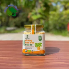 Đường hoa dừa hữu cơ Sokfarm 160g dành cho bé - Organic coconut flowers sugar - hàng Việt.