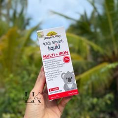 Sắt dạng nước cho bé Nature's Way Kids Smart Liquid Multi + Iron 200ml, hỗ trợ tăng cường sức khỏe.
