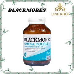 [Nhập khẩu] Viên uống bổ sung omega Blackmores Omega Double High Strength Fish Oil 90 viên - linhkhoistore.