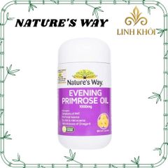 [Nhập khẩu] Tinh dầu hoa anh thảo Nature's Way Evening Primrose Oil 1000mg 60 viên - linhkhoistore.