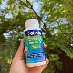 Viên uống bổ sung Canxi viên mini Ostelin Calcium & Vitamin D3 Minis 250 viên