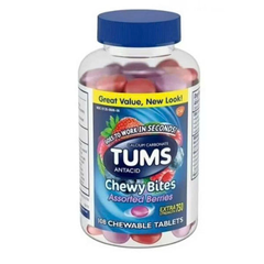 Viên nhai Tums Extra Strength 750mg - Hỗ trợ giảm trào ngược dạ dày, ợ chua, khó tiêu - 108 viên nhập khẩu từ Mỹ 732760