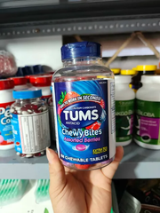 Viên nhai Tums Extra Strength 750mg - Hỗ trợ giảm trào ngược dạ dày, ợ chua, khó tiêu - 108 viên nhập khẩu từ Mỹ 732760