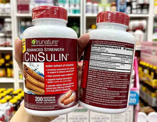 Viên Uống Cân Bằng Đường Huyết Trunature Cinsulin 200 viên