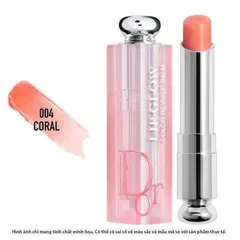 Son Dưỡng Dior Addict Lip Glow 3.2g Màu Cam San Hô 004 - Chất Lượng Chính Hãng, Dưỡng Ẩm Mềm Mại, Đặc Biệt Cho Đôi Môi Tươi Tắn 732773
