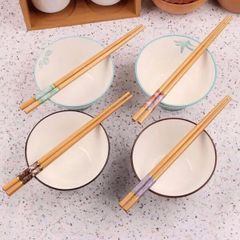 Set 10 đôi đũa trúc Nhật họa tiết (Họa tiết ngẫu nhiên) (TH285)