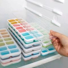 Khay đá có nắp hàng nhựa Việt Nhật (Màu ngẫu nhiên) (TH286)