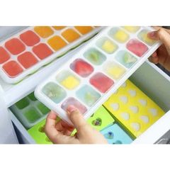 Khay đá có nắp hàng nhựa Việt Nhật (Màu ngẫu nhiên) (TH286)