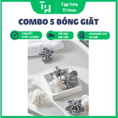 Combo 5 Bóng giặt hình bông tuyết (Màu ngẫu nhiên) (TH290)