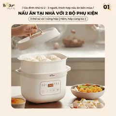 Nồi nấu chậm 1.6L Bear SB-NNC16 733085