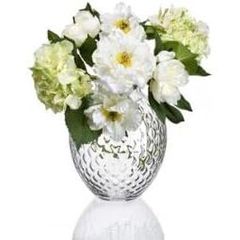 Lọ hoa IVV Infiore trắng 25cm