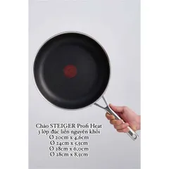 CHẢO RÁN CHỐNG DÍNH STEIGER PROFIHEAT 733124