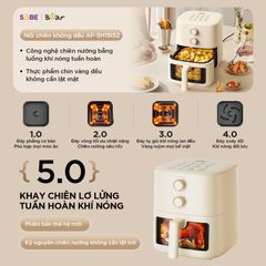Nồi chiên không dầu Bear 5L AF-5H15I52 733127