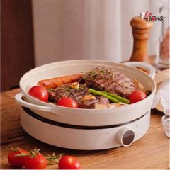 SET BẾP TỪ KÈM CHẢO NƯỚNG FIKA NEOFLAM 733146