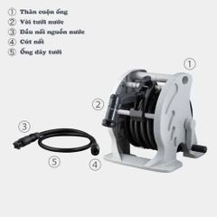 Bộ vòi thu rút tưới vườn Takagi Mercury 2 Twister (CG) 15m RT215CG 733173