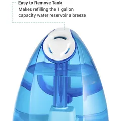 Máy tạo độ ẩm công nghệ siêu âm, khử khuẩn Homedics UHE-CM25D