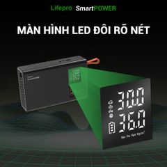 Máy bơm lốp ô tô kèm kích bình đa năng Lifepro SmartPOWER