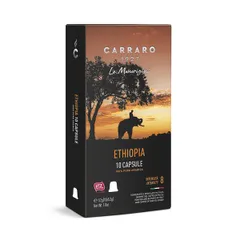 SET 5 HỘP CÀ PHÊ VIÊN NÉN CARRARO SINGLE ORIGIN ETHIOPIA