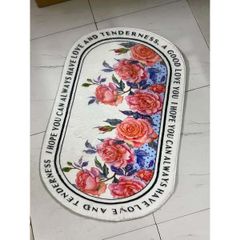 Thảm hoa trải sàn in 3D 60x90cm