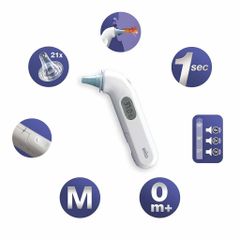 Nhiệt kế điện tử BRAUN ThermoScan 3 IRT 3030 đo tai chính hãng (hàng Đức)