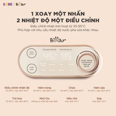 Máy hâm sữa tiệt trùng Bear WW-4H12M