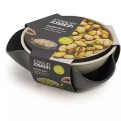 Tô đựng hạt có ngăn chứa vỏ Joseph Joseph 20156 Double-Dish (Grey)
