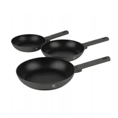 Bộ 3 chảo Berlinger Haus BH/8138 3pcs Frypan Set 20 – 24 – 28cm màu than đen – Antracit Collection 733511
