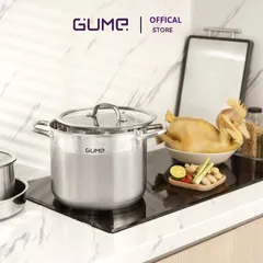Bộ 3 nồi Inox đáy 5 Lớp GUME GMP20 Hàn Quốc