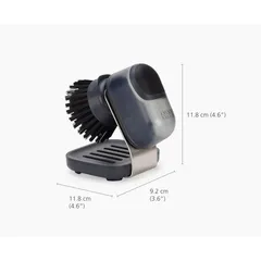 Bàn chải rửa chén nhỏ gọn Joseph Joseph 6500015 SINKTECH có ngăn chứa xà phòng và chân đế