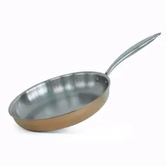 Chảo Inox Ciwete Royal Knight 20cm/ 24cm/ 28cm - Màu Vàng Đồng