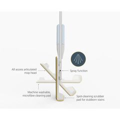 Cây lau nhà phun sương Joseph Joseph 65004 Cleantech màu trắng