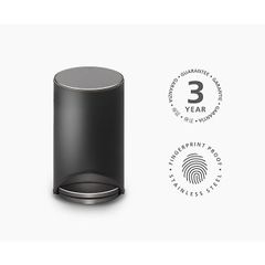 Thùng rác đạp chân Joseph Joseph Arc™ 10L Easy-push Pedal Bin 30151 màu đen mờ 733724