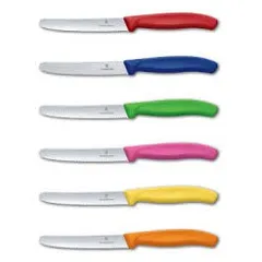 Set dao 6c Victorinox 11cm Swiss Classic coltello tavola, set 6 colori 6.7839.6G