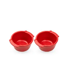 Cặp Khuôn Nướng Ramekin Peugeot Appolia 61852 Ø 11cm Màu Đỏ