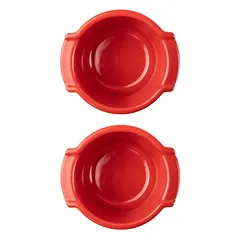 Cặp Khuôn Nướng Ramekin Peugeot Appolia 61852 Ø 11cm Màu Đỏ