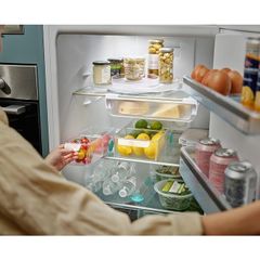 Khay chứa đồ 2 ngăn nhỏ Joseph Joseph 851662 FridgeStore™ Small Storage Bin có bánh lăn 733871