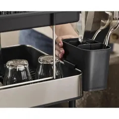 Kệ úp chén bát 2 tầng Joseph Joseph 851647 Excel Steel (Grey) 733955