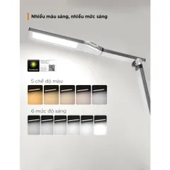 Đèn bàn tích hợp sạc không dây LED Taotronics TT-DL050