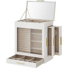 HỘP ĐỰNG TRANG SỨC, KÍNH MẮT 5 LỚP… CÓ NẮP KÍNH CỦA SONGMICS ĐỨC