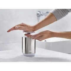Bộ hộp đựng bàn chải đánh răng và bình xà phòng Joseph Joseph 70551, Inox