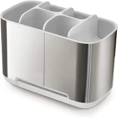 Bộ hộp đựng bàn chải đánh răng và bình xà phòng Joseph Joseph 70551, Inox