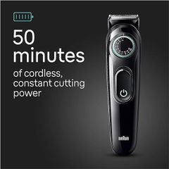 Tông Đơ Chuyên Cạo Tỉa Râu, Tóc, Lông Mũi, Tạo Kiểu Râu Braun 3470, 8-in-1