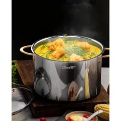 Nồi inox Ciwete Royal Knight Series 26cm vung kính