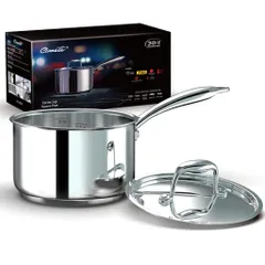 Quánh inox Ciwete saucepan with lid 18cm